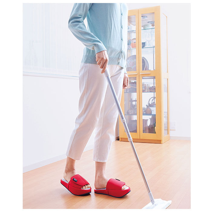 BACKYARD FAMILY「体幹トレーニング スリッパ 通販 コジット ゆるみ対策スリッパ キュキュッパ ふくらはぎ お尻」|ルームシューズ|