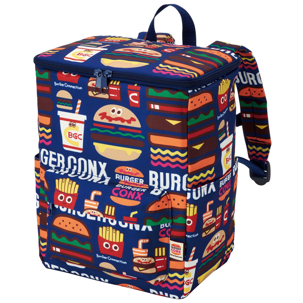 BACKYARD FAMILY「リュック こども 通販 スクエア 子供 子ども こども キッズ 子供用 スクエア型 保冷 小物入れ」|リュック|ブルー1