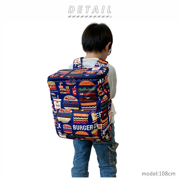 BACKYARD FAMILY「リュック こども 通販 スクエア 子供 子ども こども キッズ 子供用 スクエア型 保冷 小物入れ」|リュック|