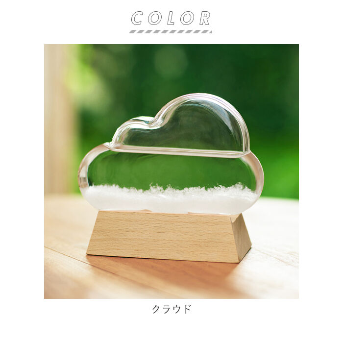 BACKYARD FAMILY「ストームグラス クラウド 通販 ガラス 雑貨 気象計 天気 おしゃれ サイエンス 科学 結晶」|その他|