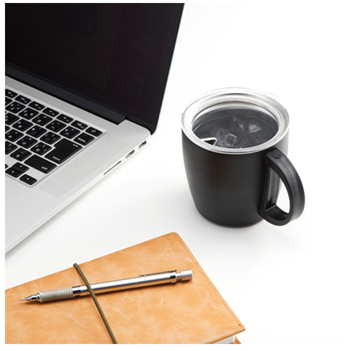 BACKYARD FAMILY「ステンレス マグカップ 蓋付 通販 保温 保冷 ステンレスマグ 蓋付き おしゃれ シンプル 無地」|食器・キッチングッズ|