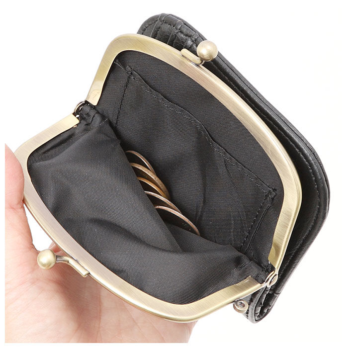 BACKYARD FAMILY「財布 レディース 二つ折り がま口 通販 二つ折り財布 折り財布 大人 かわいい 二つ折 折財布」|財布|