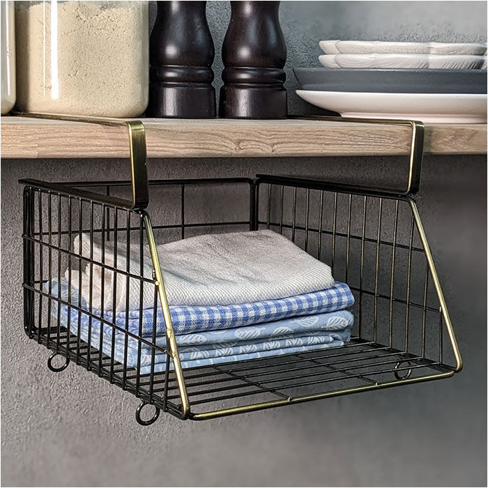 BACKYARD FAMILY「吊り戸棚 ラック 洗面所 通販 戸棚下収納 吊り下げ 収納ラック 戸棚下」|その他|