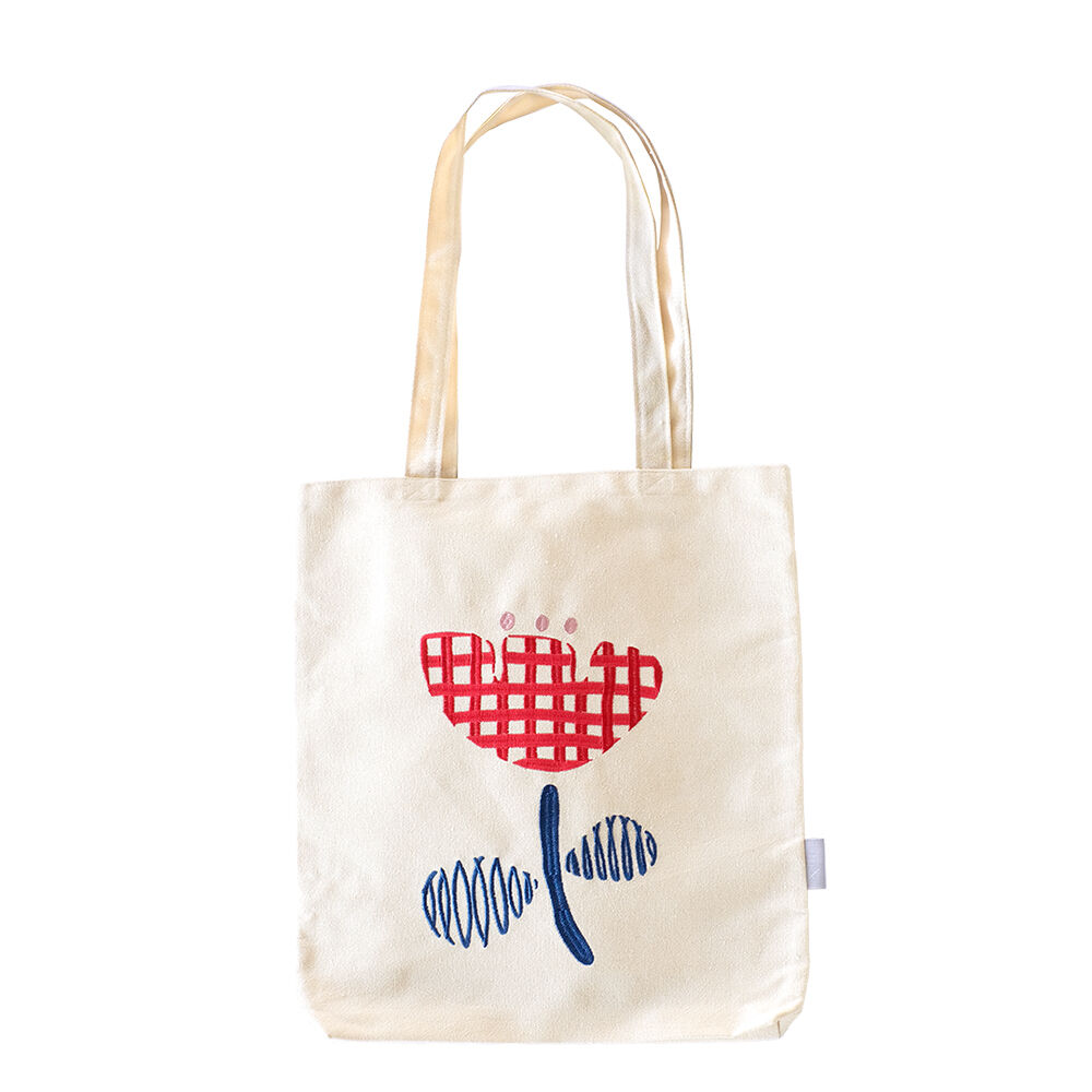 BACKYARD FAMILY「トートバッグ キャンバス 通販 ito& 刺繍 トート 大 トートバック 縦型 大容量 肩掛け」|トートバッグ|ホワイト7