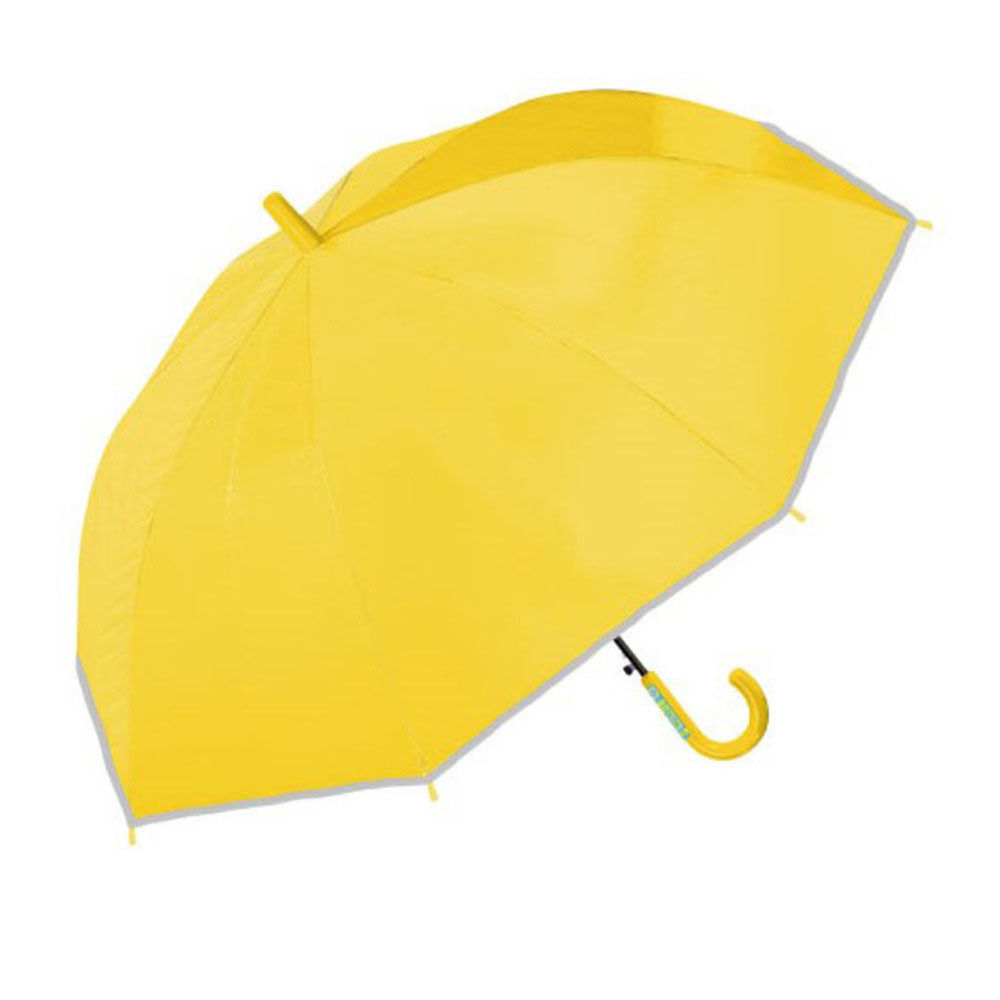 BACKYARD FAMILY「傘 子供用 小学生 通販 50cm 雨傘 長傘 日傘 晴雨兼用傘 ワンタッチ傘 ジャンプ傘 かさ」|傘|イエロー1