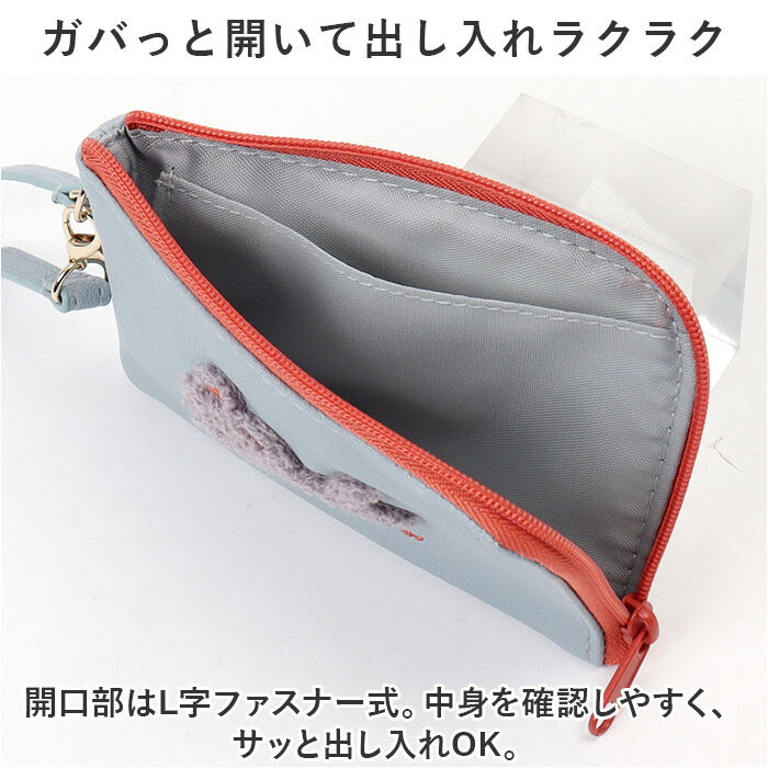 BACKYARD FAMILY「パスケース リール付き 小銭入れ 通販 ポーチ 小物入れ 定期入れ 定期 ケース 定期券入れ」|定期入れ|