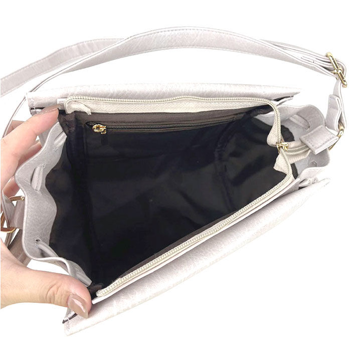 BACKYARD FAMILY「ショルダーバッグ 絞り レディース 通販 ショルダーバック ショルダー 肩掛け 斜めかけ」|ショルダー・メッセンジャー|