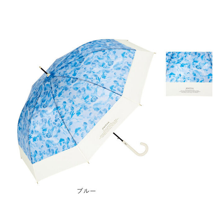 BACKYARD FAMILY「ビニール傘 おしゃれ 通販 花柄 半透明 ジャンプ式 フラワー 61cm グラスファイバー」|傘|