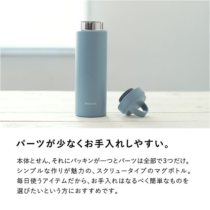 BACKYARD FAMILY「水筒 保冷 保温 通販 スクリュー マグボトル 480ml 0.48L 直飲み ステンレスボトル」|食器・キッチングッズ|