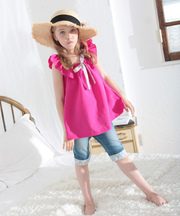 BACKYARD FAMILY「ショートパンツ キッズ 女の子 通販 デニムパンツ 10002605 デニムショートパンツ」|その他|