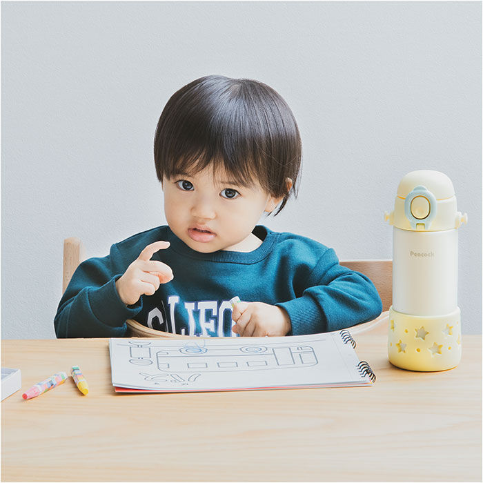 BACKYARD FAMILY「ベビー 保冷 ストローマグ 400ml 通販 ストローボトル 子供用水筒 ステンレスボトル 水筒」|食器・キッチングッズ|