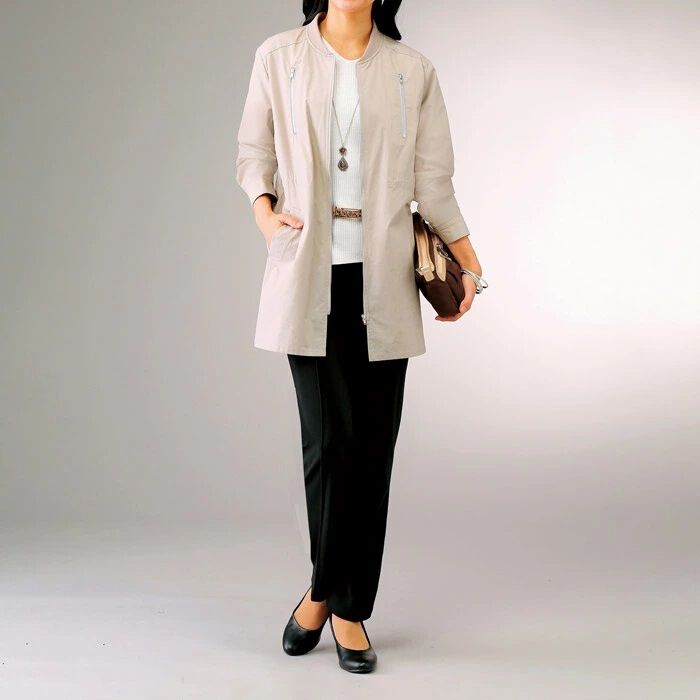 BACKYARD FAMILY「ブルゾン ロング丈 レディ－ス 通販 羽織 羽織り 上着 ジャケット ジャンバー」|その他|