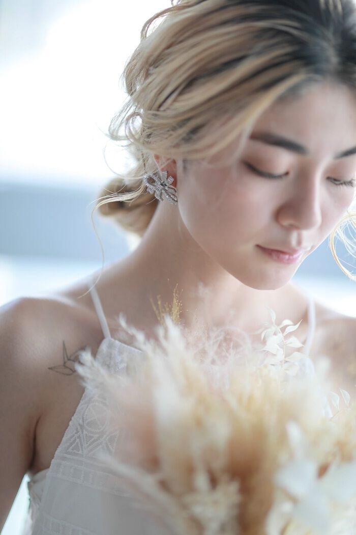 BACKYARD FAMILY「Just Married ピアス E-111 通販 スタッドピアス リボンピアス リボン 大きい」|その他|