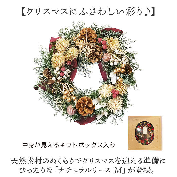 BACKYARD FAMILY「クリスマスリース 玄関 外 通販 リース ドア ナチュラルリース 玄関リース 玄関飾り 壁飾り 秋」|その他|