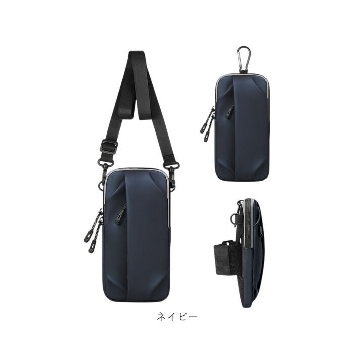 BACKYARD FAMILY「ランニングポーチ 通販 ランニング ランニングバッグ スリムポーチ ショルダーバッグ 軽量 薄型」|スポーツ|