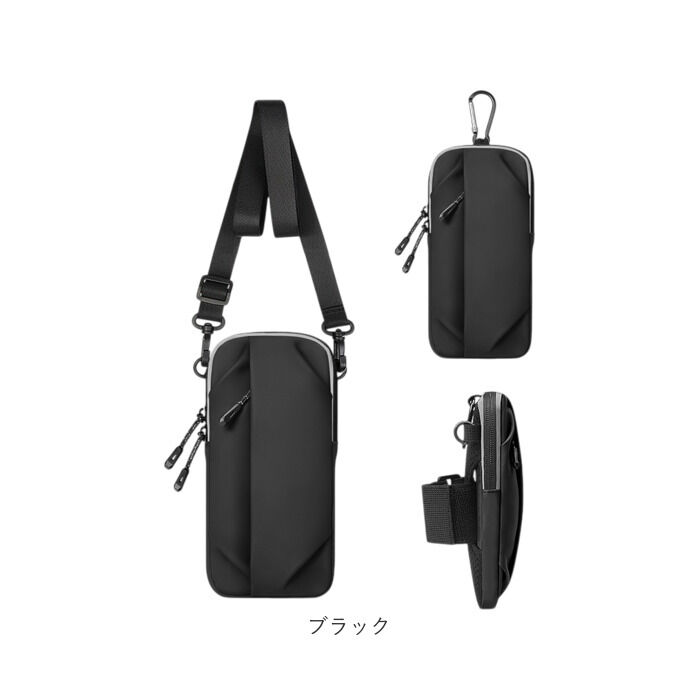 BACKYARD FAMILY「ランニングポーチ 通販 ランニング ランニングバッグ スリムポーチ ショルダーバッグ 軽量 薄型」|スポーツ|