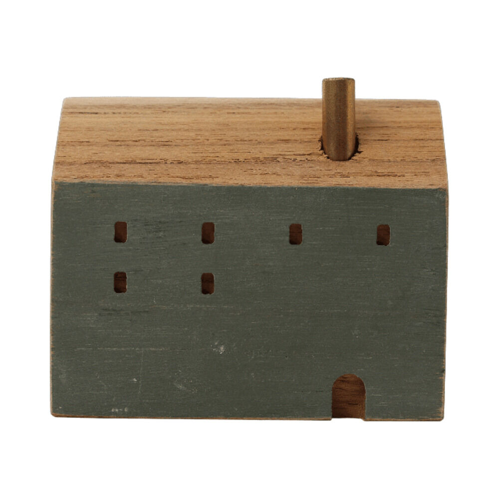 BACKYARD FAMILY「オブジェ インテリア 置物 通販 木のお家 一輪挿し 飾り 木製 インテリア雑貨 フラワーベース」|その他|グリーン1