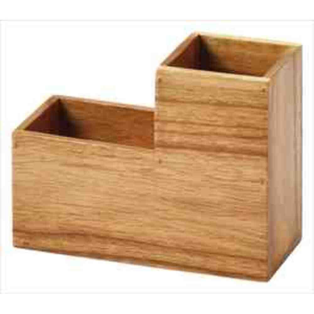 BACKYARD FAMILY「ペンスタンド 通販 ペン立て 鉛筆立て ペン入れ 卓上収納ボックス 収納ボックス デスク収納 収納」|その他|ブラウン1