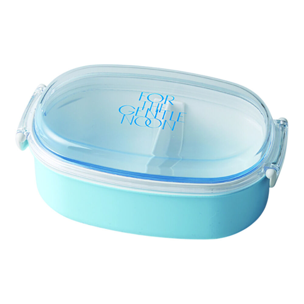 BACKYARD FAMILY「弁当箱 女子 大人 一段 通販 日本製 お弁当箱 1段 ランチボックス 600ml 小さめ 女性」|食器・キッチングッズ|ブルー1