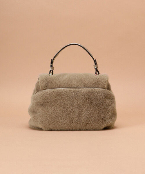 Samantha Thavasa「エコファー トップハンドルバッグ」|ハンドバッグ|