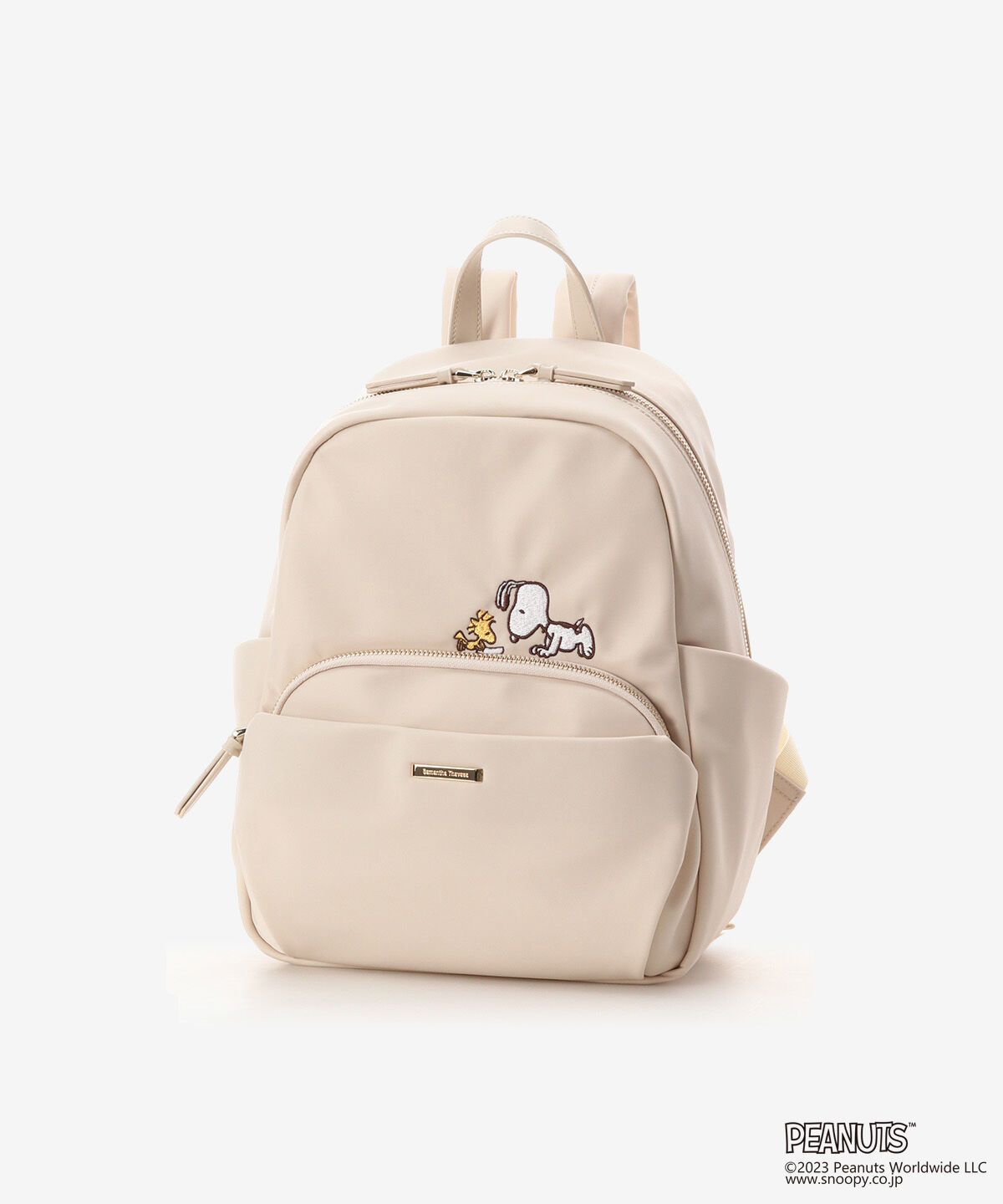 Samantha Thavasa「「スヌーピー」コレクション ナイロンリュック」|リュック|オフホワイト