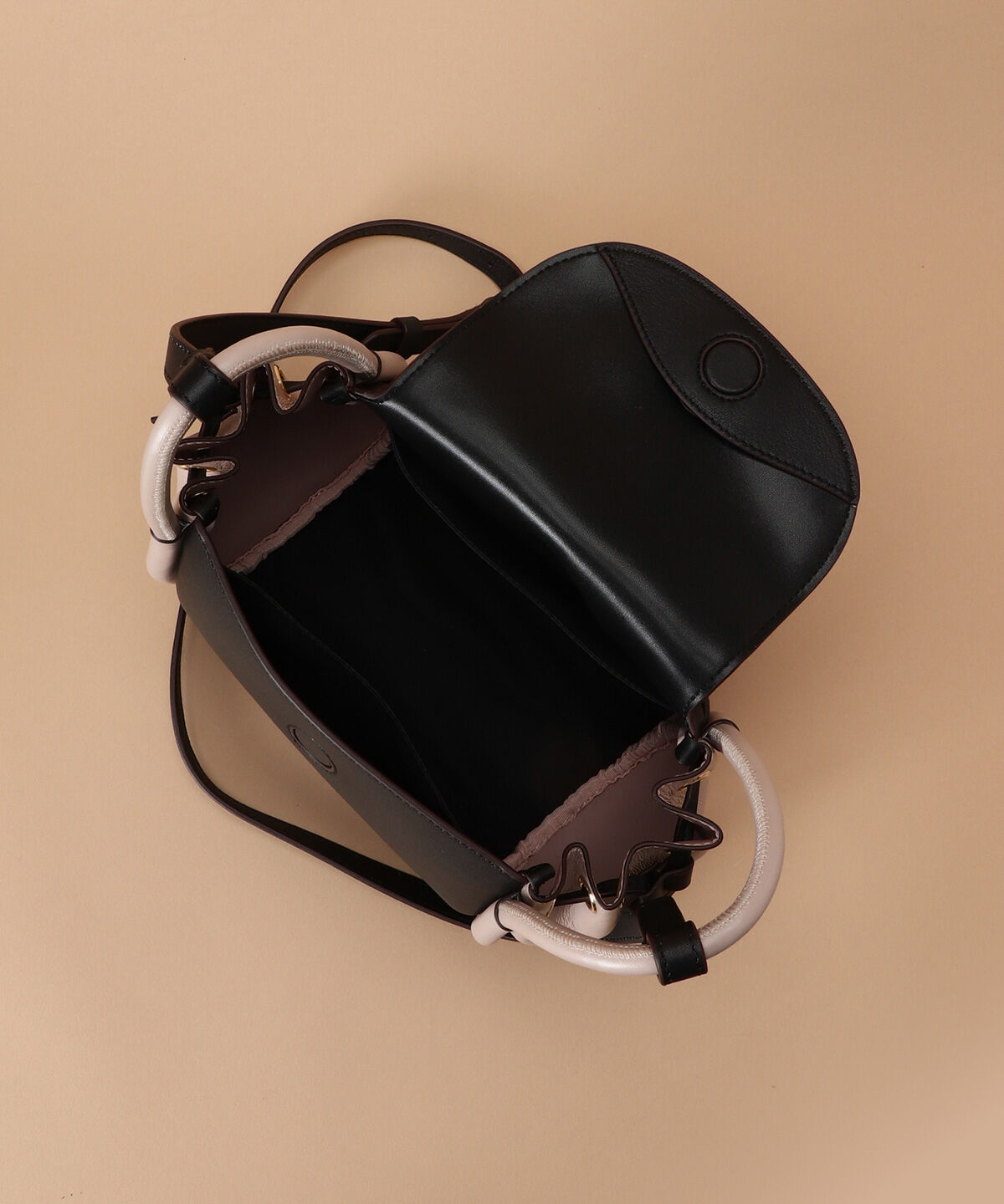 Samantha Thavasa「バイカラーサイド巾着 ショルダーバッグ」|ショルダー・メッセンジャー|