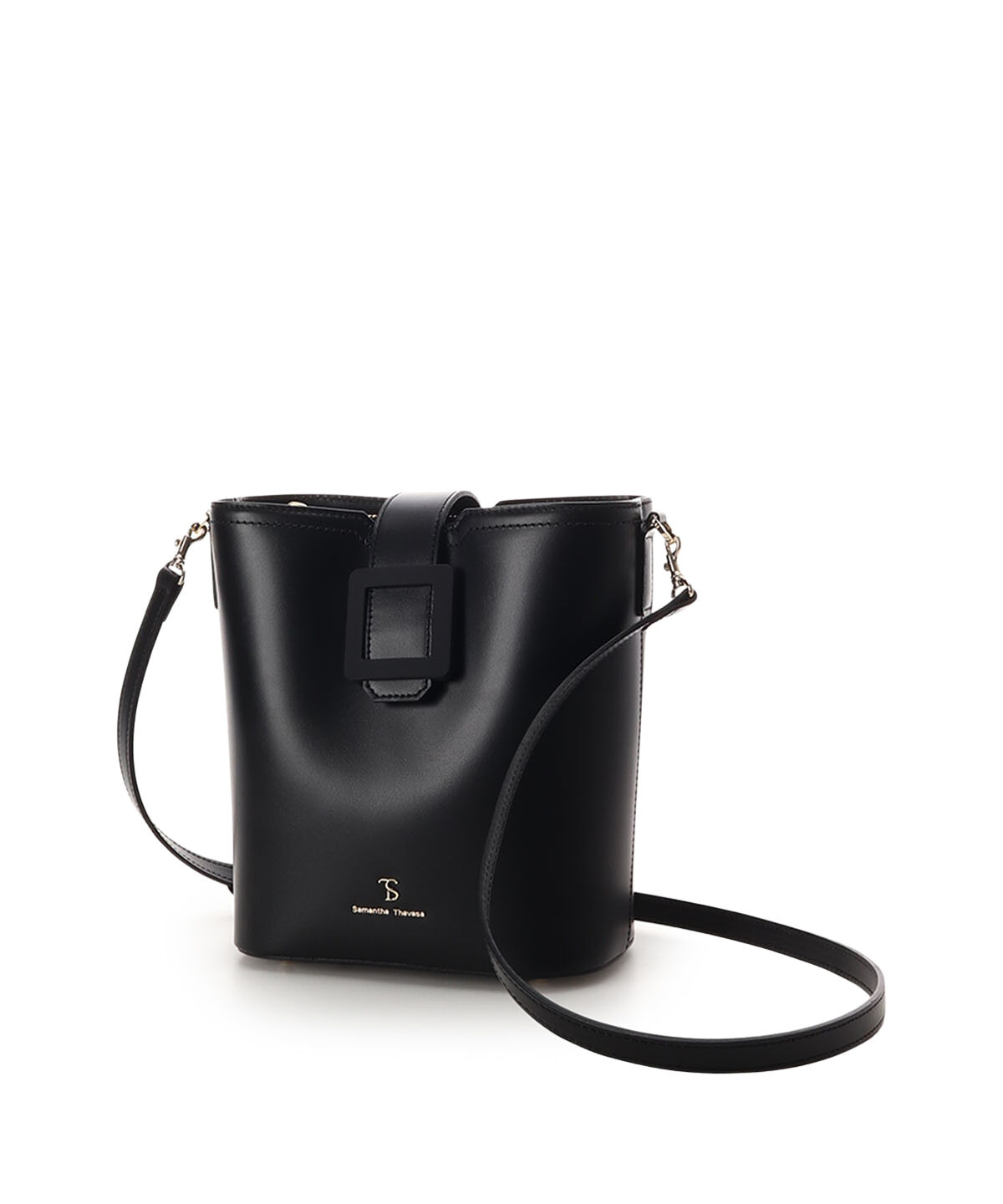 Samantha Thavasa「ベルトデザイン レザーバケツ型ハンドバッグ」|ハンドバッグ|