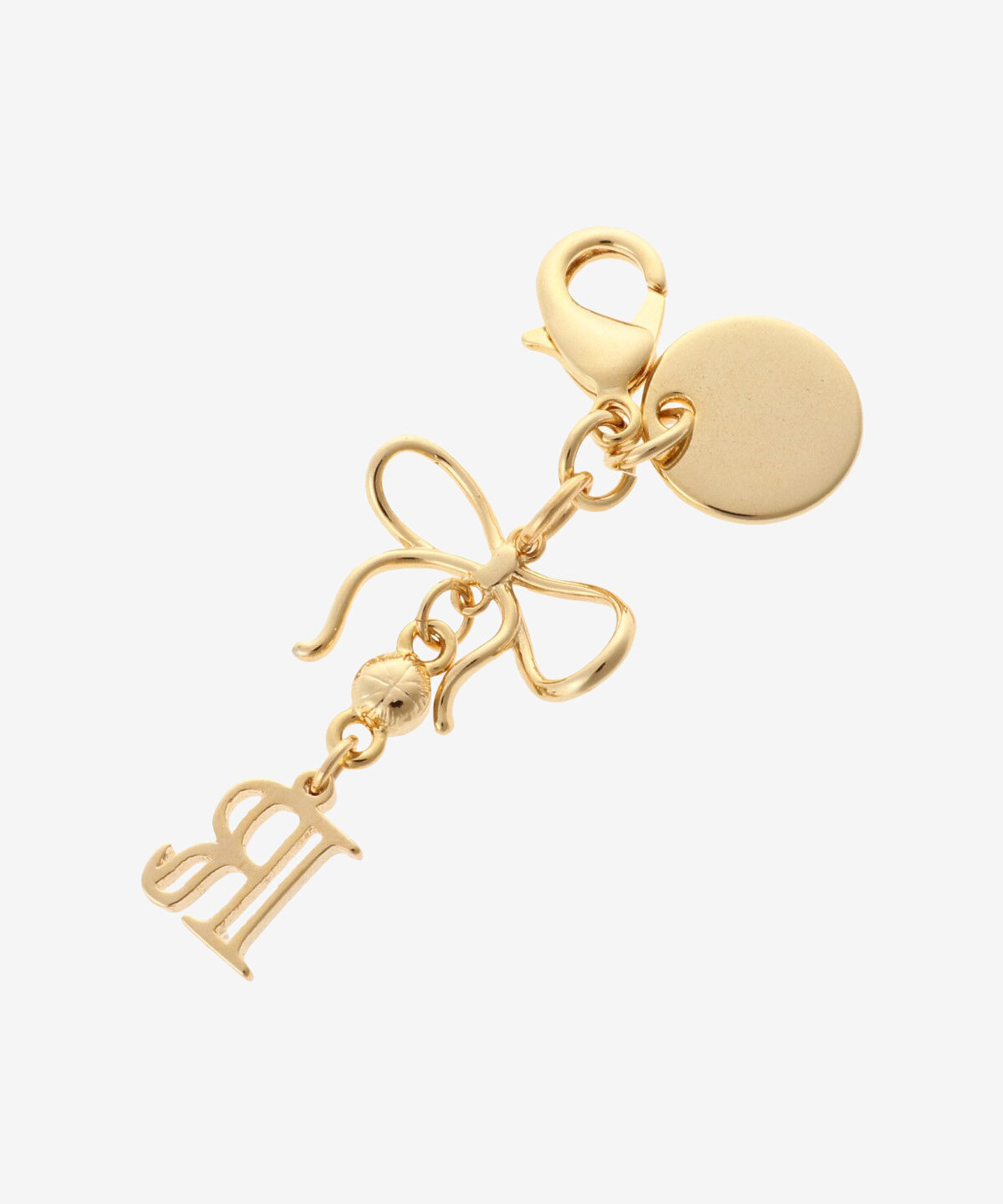 Samantha Vega「リボンイニシャルファスナートップ(R)」|チャーム・キーホルダー|