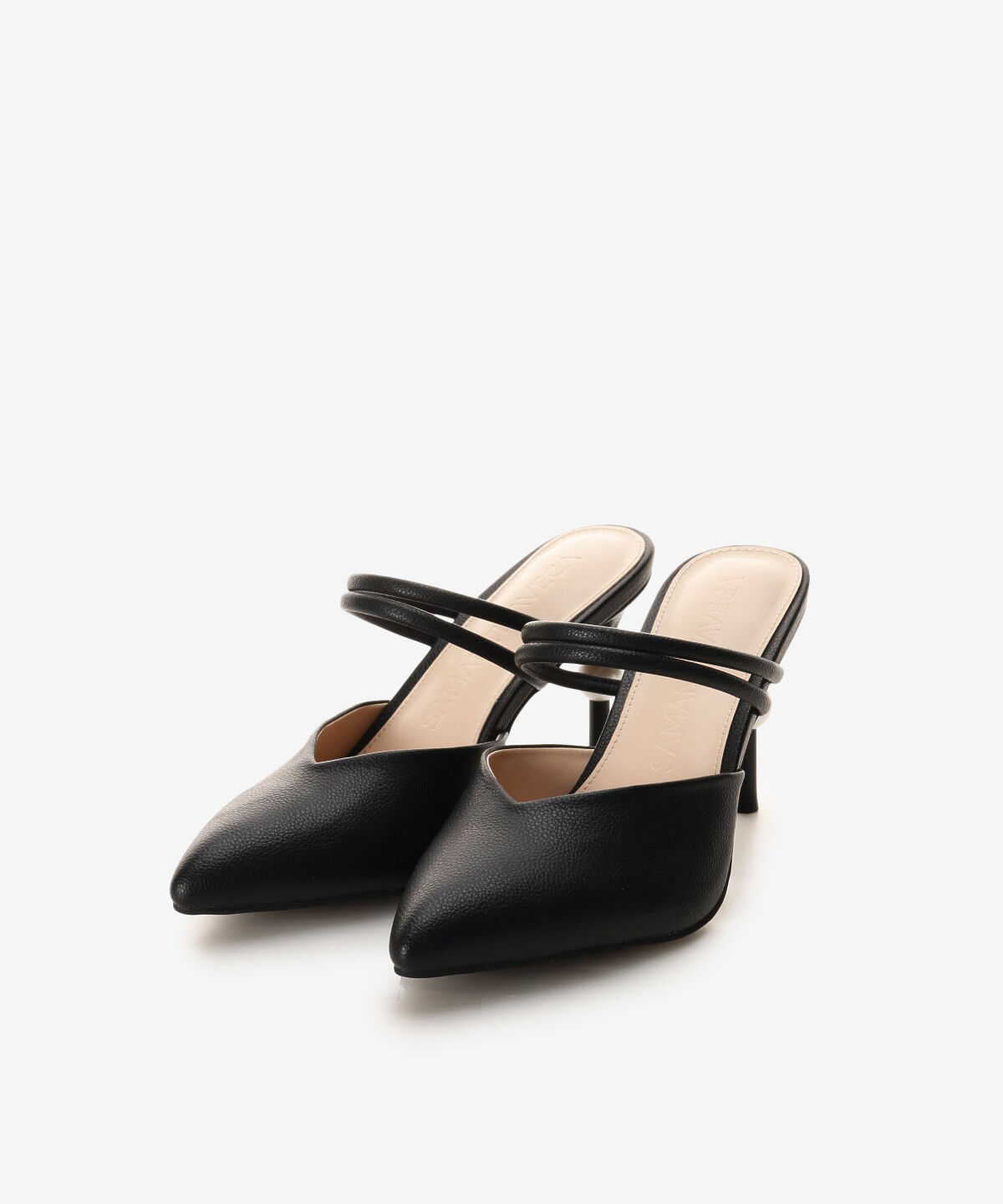 Samantha Vega「パールヒールミュール(M)」|その他|ブラック