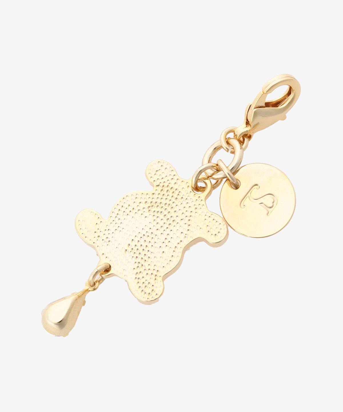 Samantha Vega「ドロップストーンイニシャルファスナーチャーム（K）」|チャーム・キーホルダー|