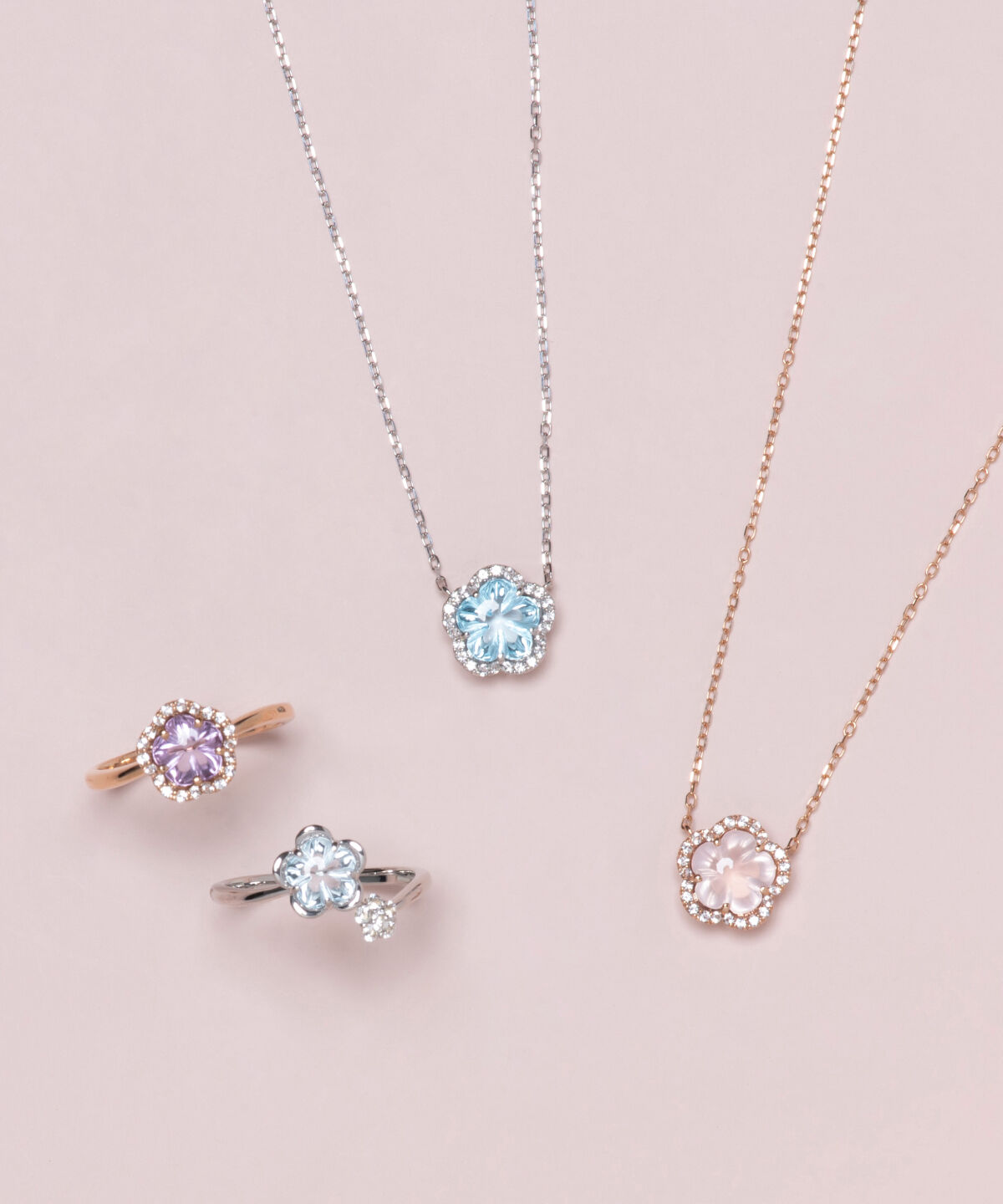 Samantha Tiara「「オンライン限定」K10WG カラフルフラワー リング」|リング|