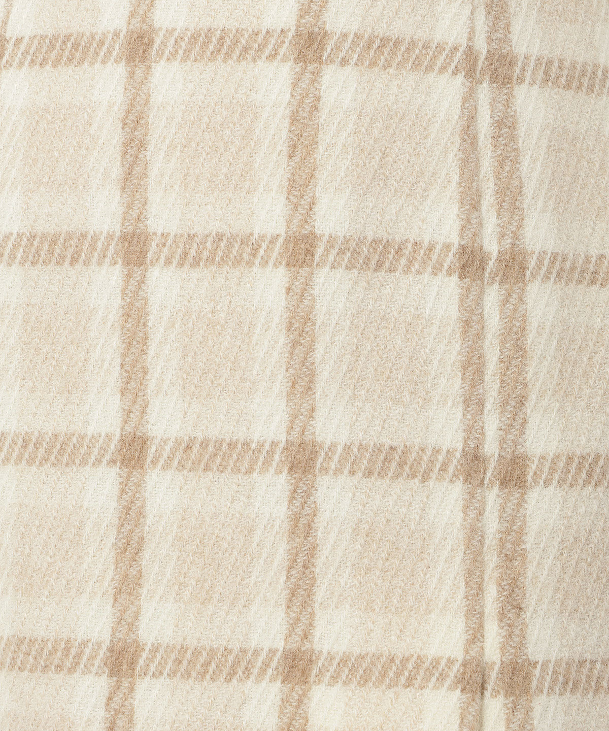 アンドクチュール「ウールシャギーチェックミニスカート」|台形|