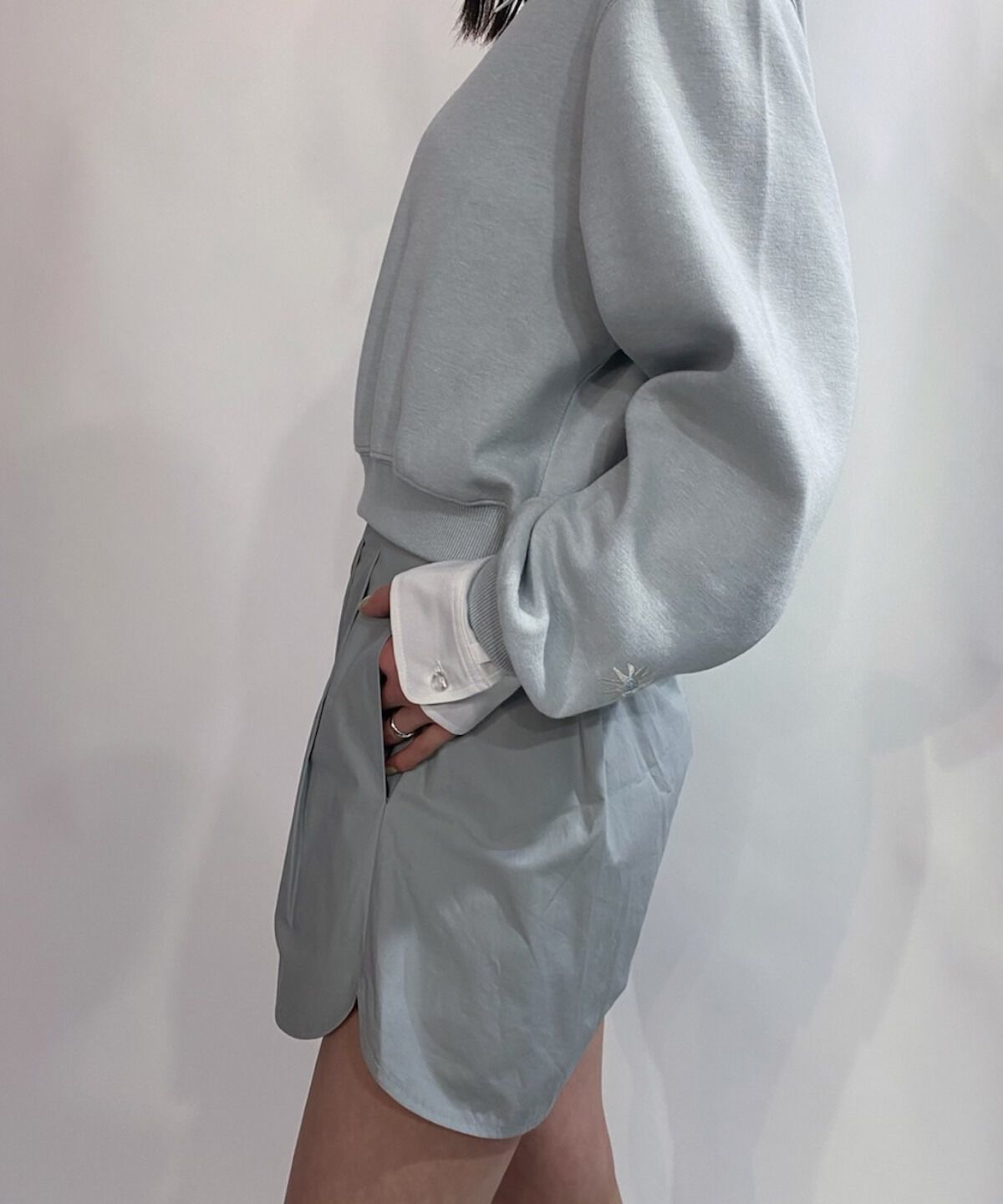 REDYAZEL「裏毛ワンポイント刺繍プルオーバー」|Tシャツ・カットソー|