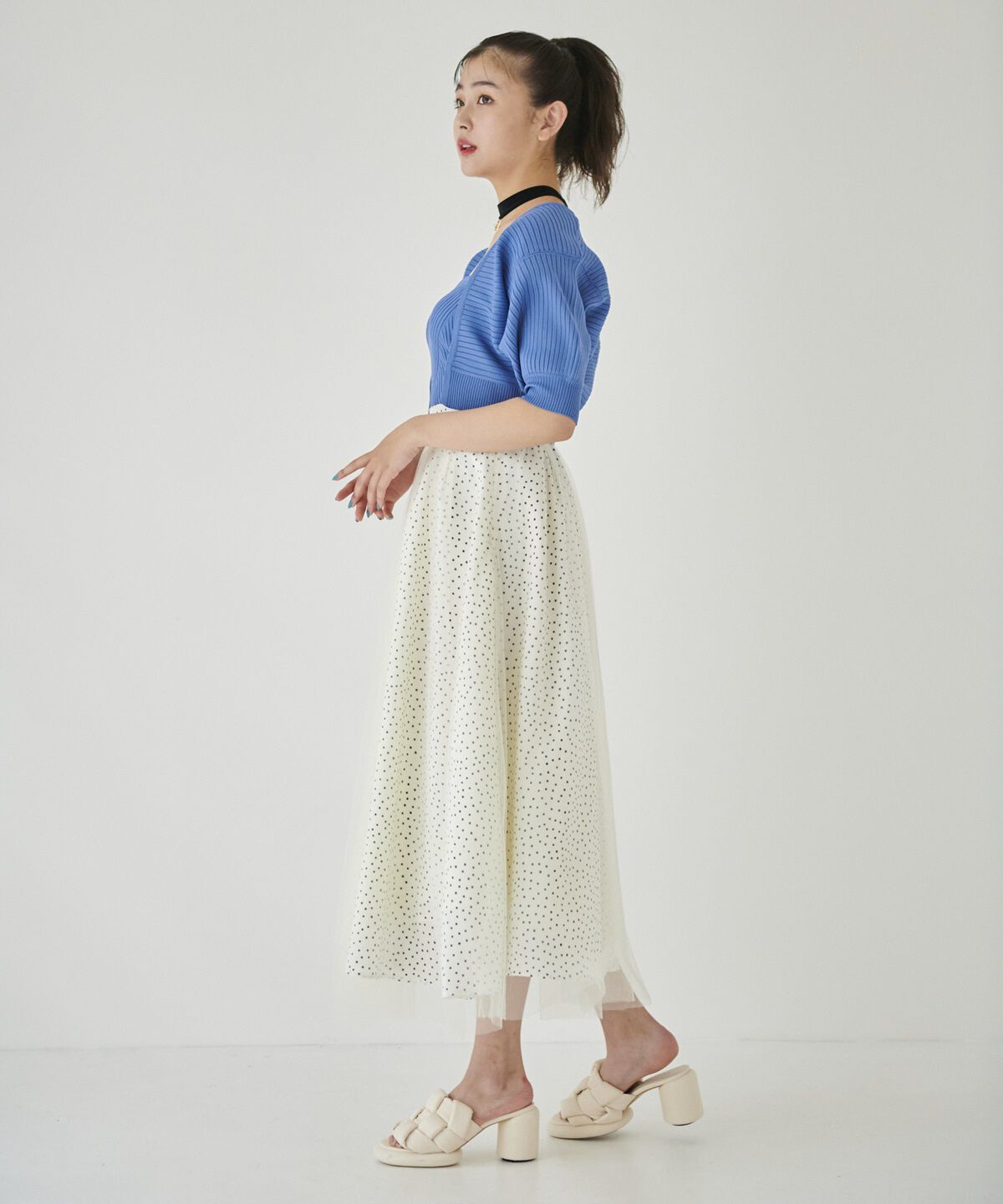 REDYAZEL「ニットキャミ&times;ボレロアンサンブル」|カーディガン|