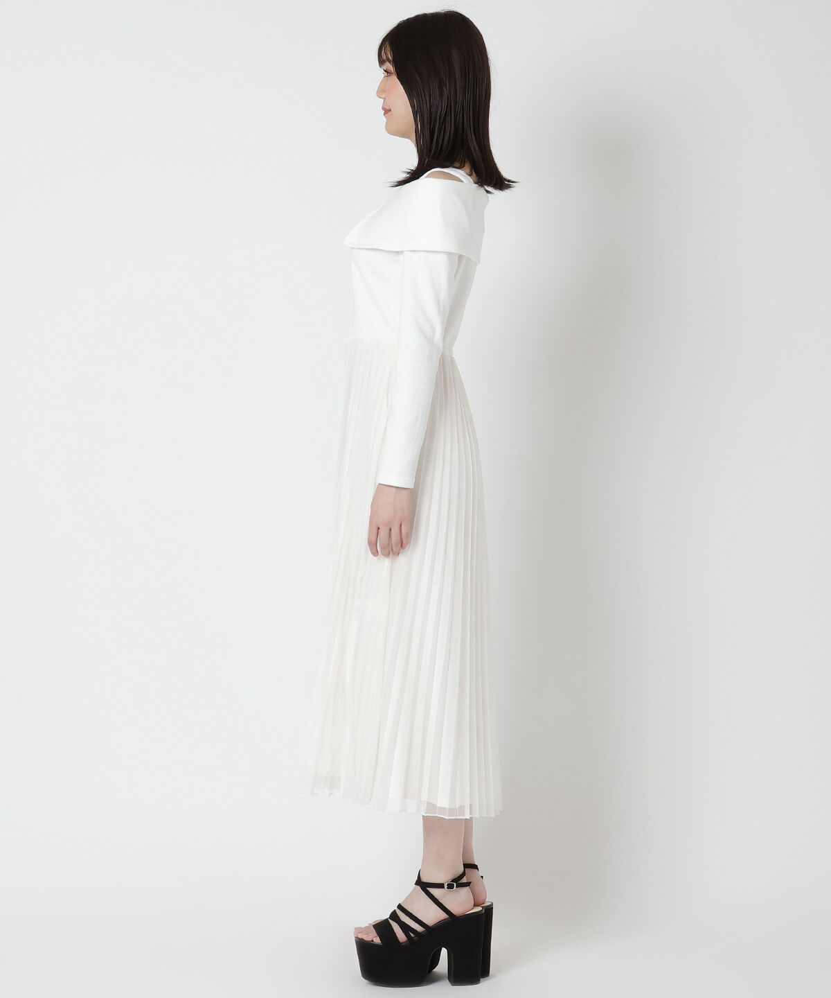 REDYAZEL「ニットドッキングワンピース」|ワンピース|