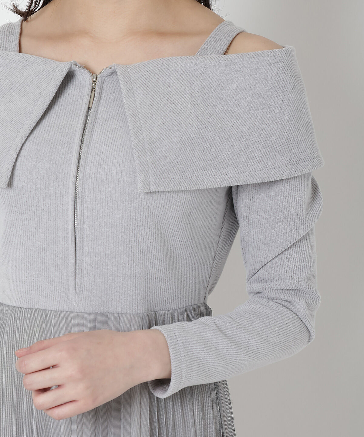 REDYAZEL「ニットドッキングワンピース」|ワンピース|