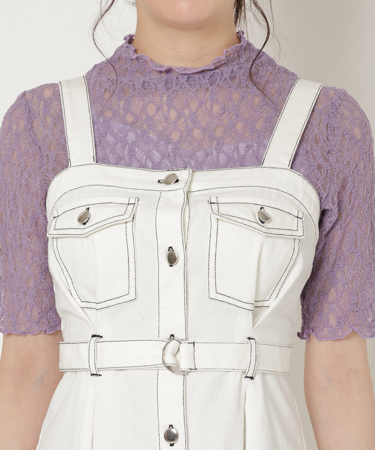 REDYAZEL「デニムキャミワンピース」|ワンピース|