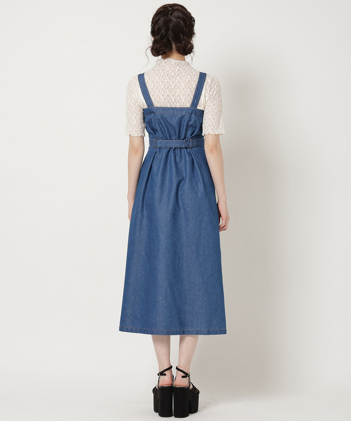 REDYAZEL「デニムキャミワンピース」|ワンピース|