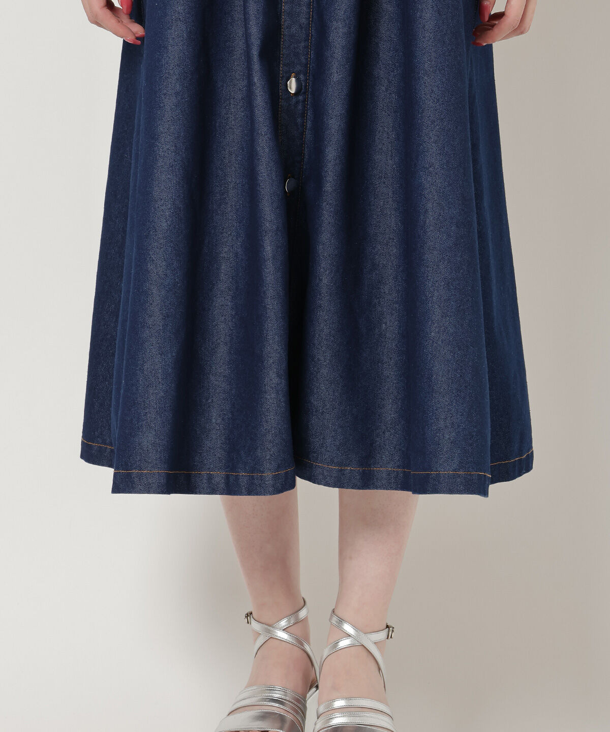 REDYAZEL「デニムキャミワンピース」|ワンピース|