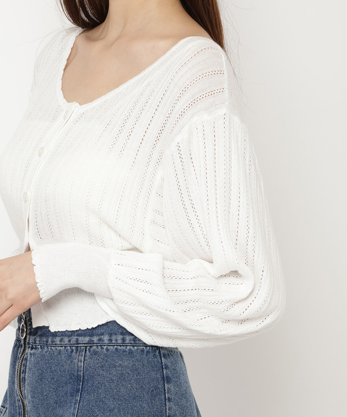 REDYAZEL「クロシェカーディガン」|カーディガン|