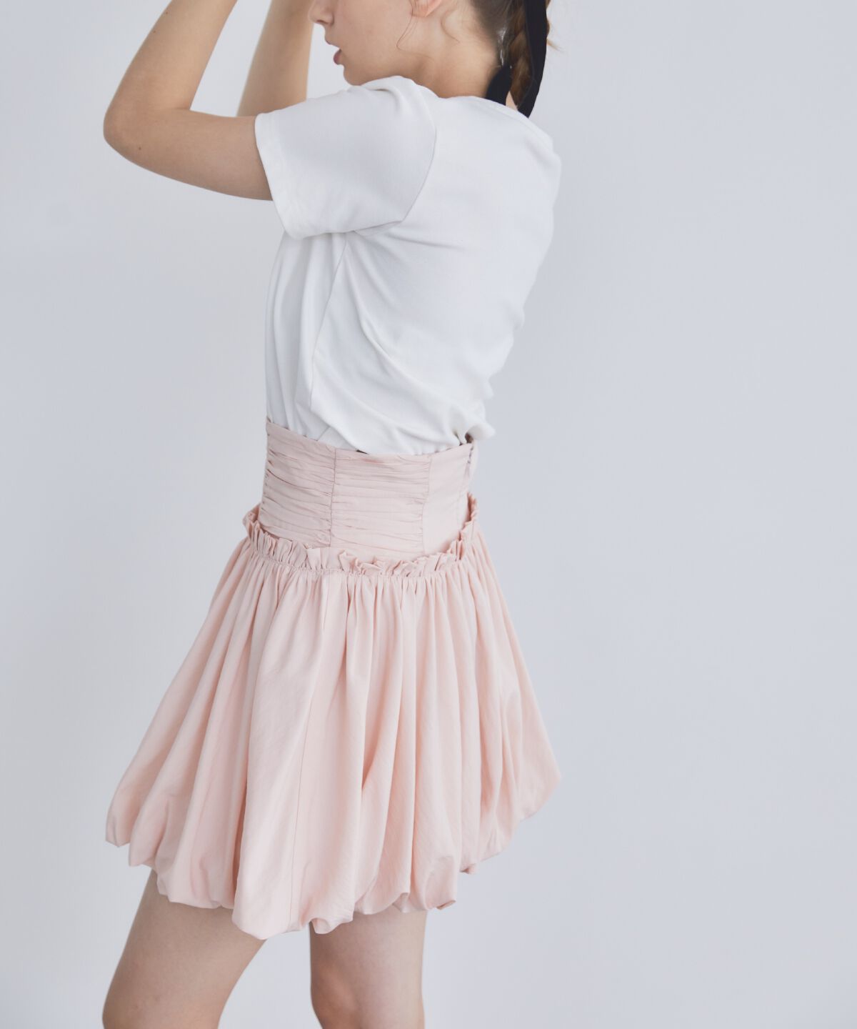 REDYAZEL「バルーンミニスカート」|フレア|