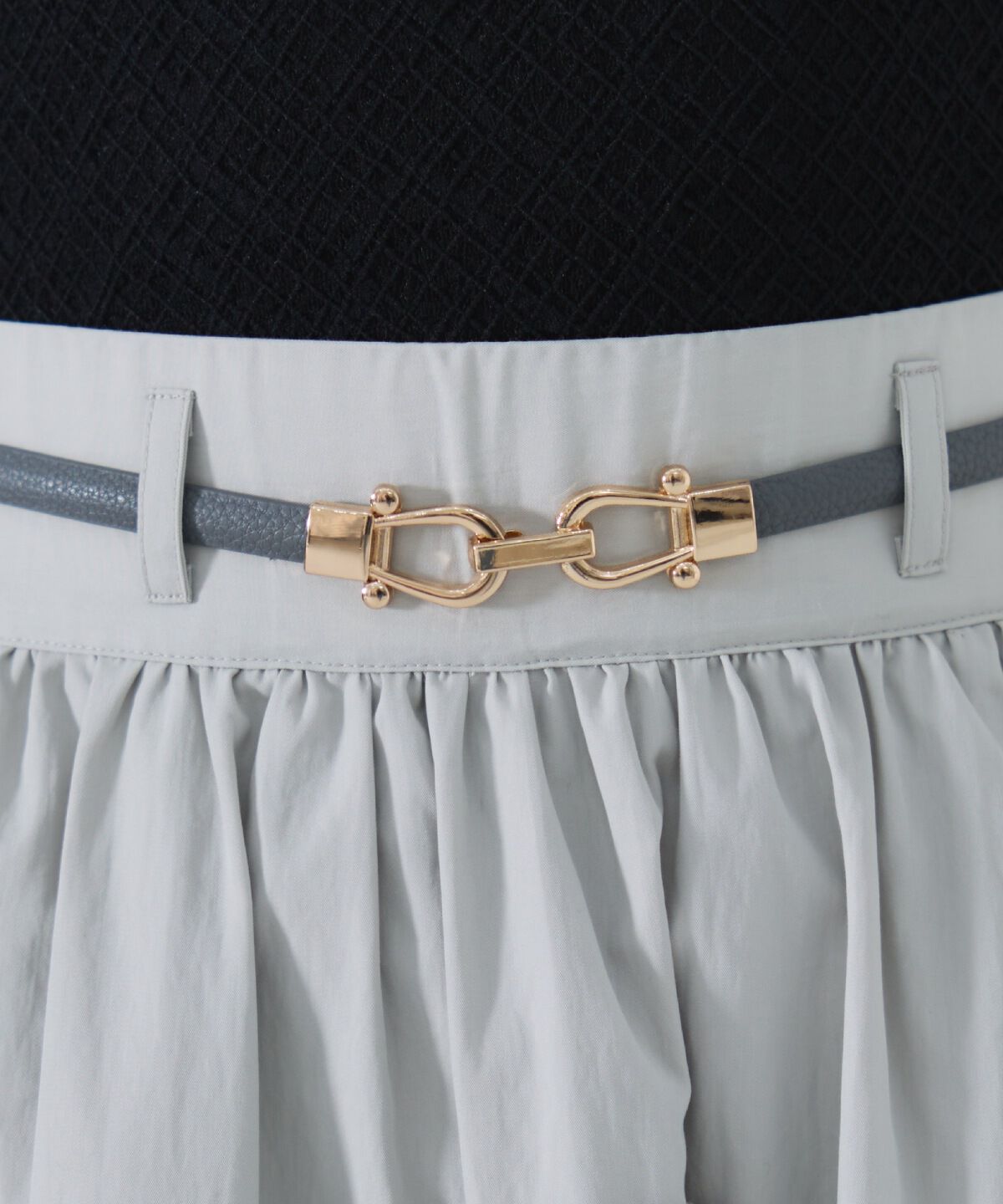 REDYAZEL「アシメティアードボリュームスカート」|フレア|