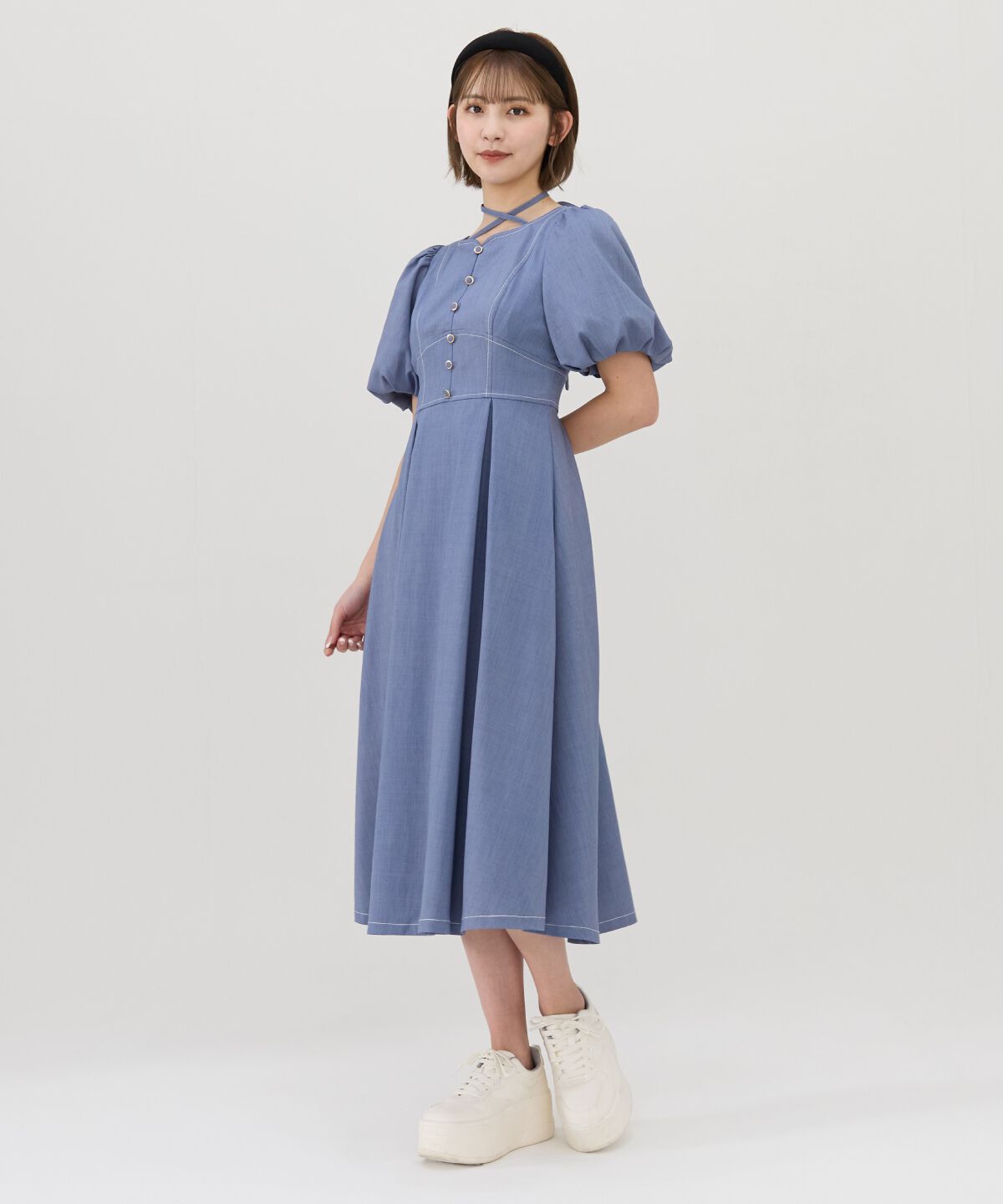 REDYAZEL「バルーンスリーブワンピース」|ワンピース|