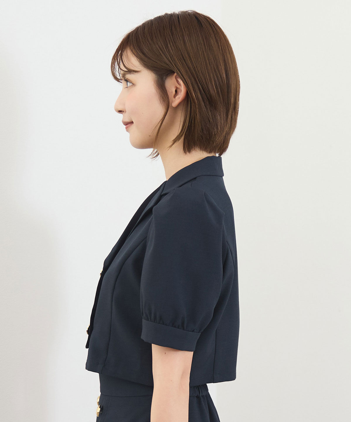 REDYAZEL「レイヤードダブルショートジャケット」|テーラードジャケット|