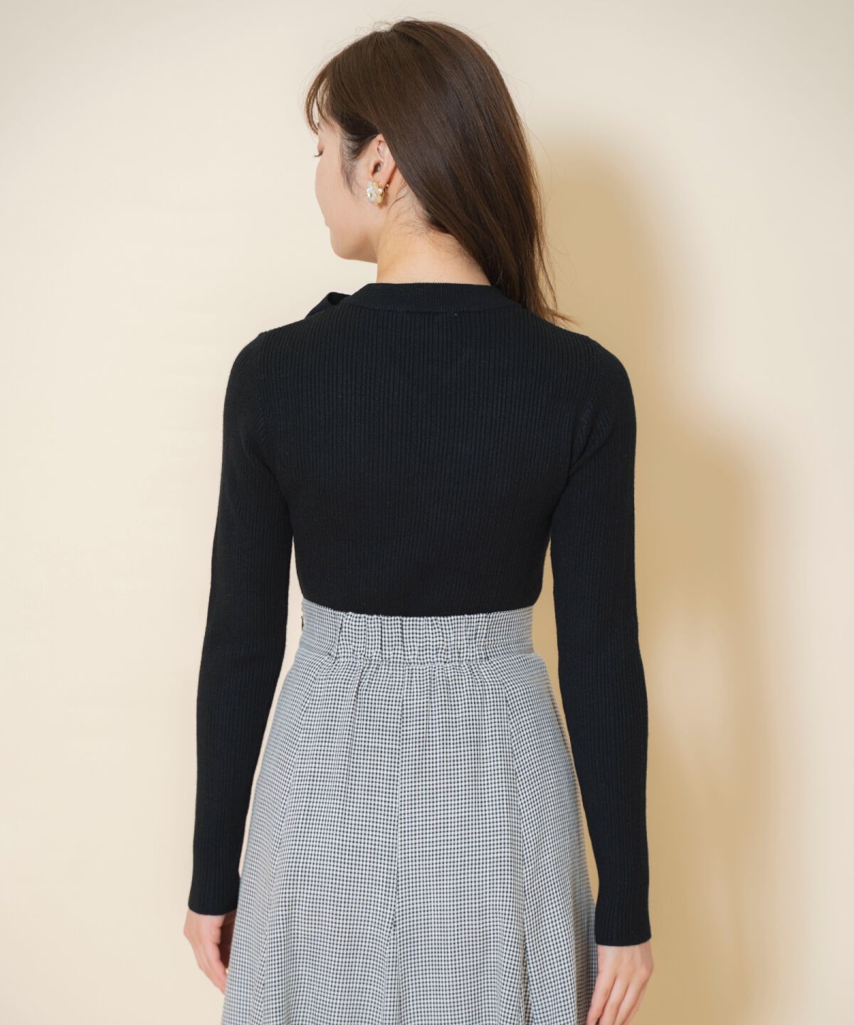 WILLSELECTION「アシメリボンプルオーバー」|ニット・セーター|