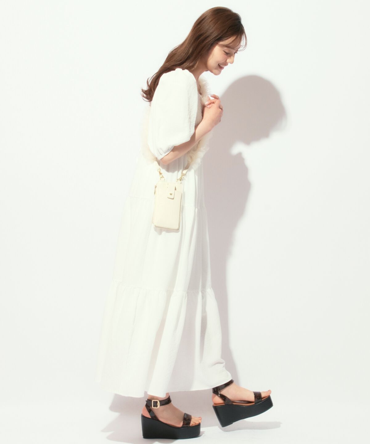 WILLSELECTION「ボリューム袖ティアードワンピース」|ワンピース|