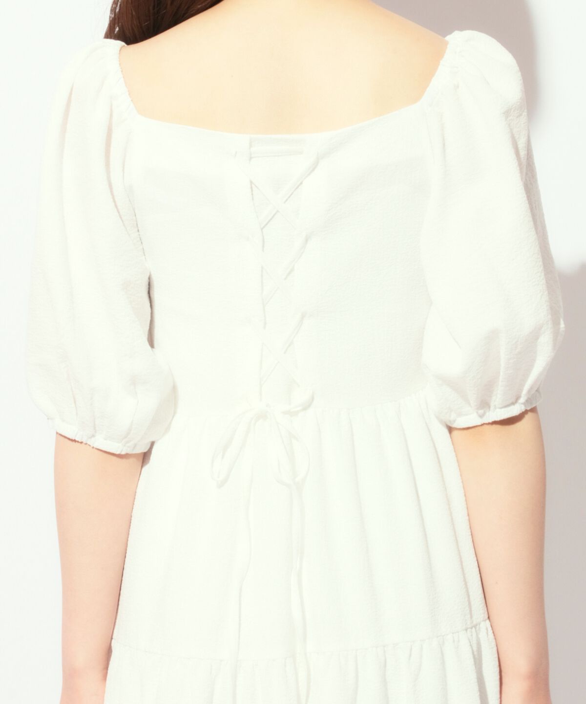 WILLSELECTION「ボリューム袖ティアードワンピース」|ワンピース|