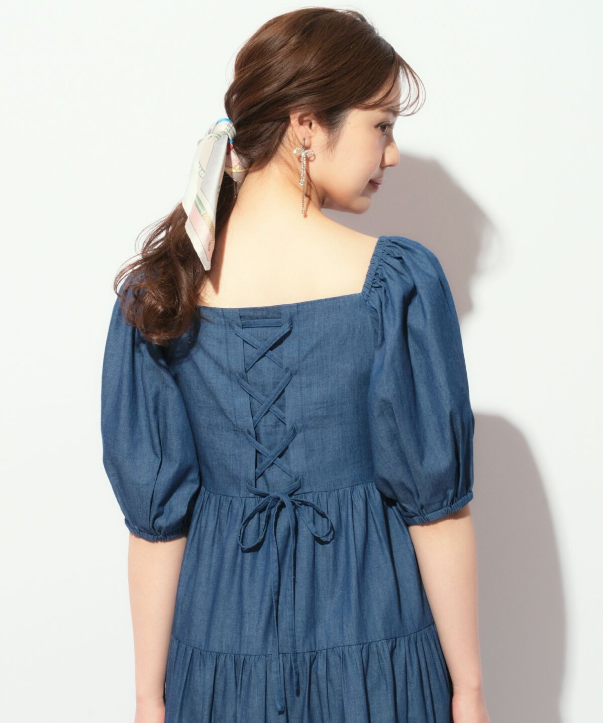 WILLSELECTION「ボリューム袖ティアードワンピース」|ワンピース|