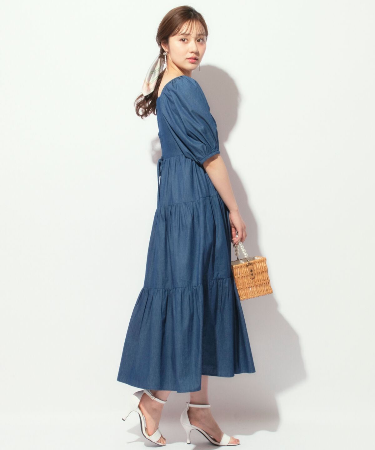 WILLSELECTION「ボリューム袖ティアードワンピース」|ワンピース|