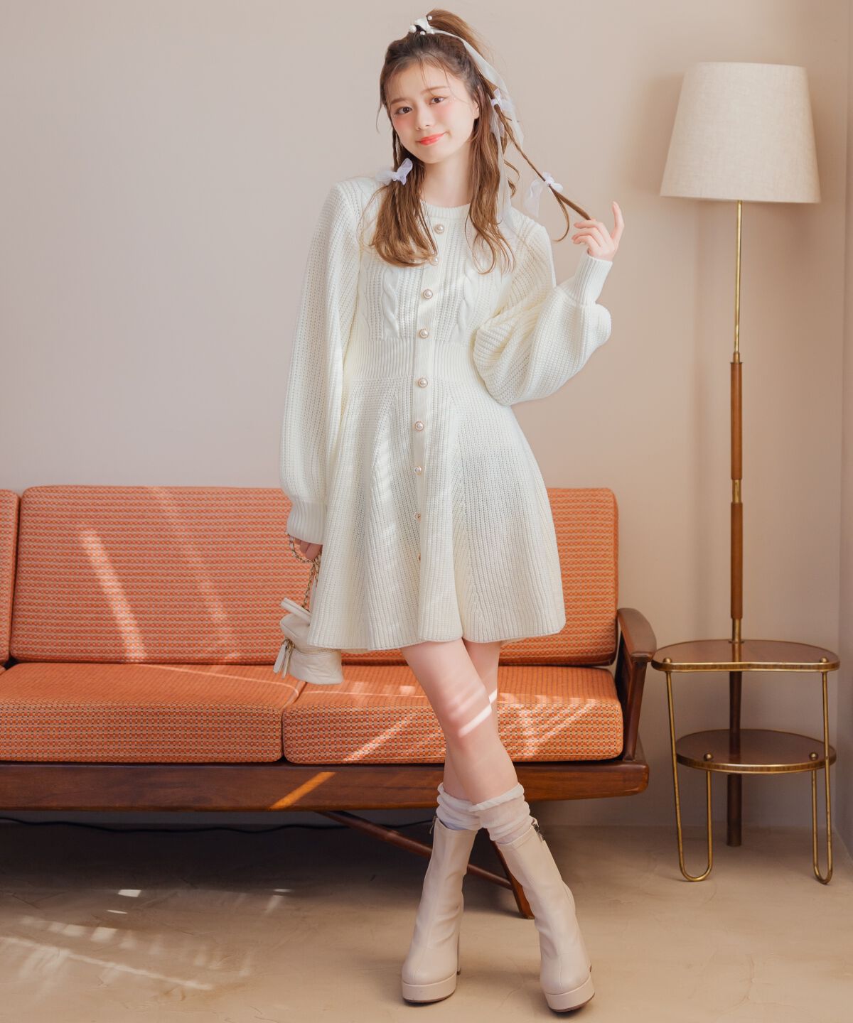 WILLSELECTION「ケーブルニットワンピース」|ワンピース|